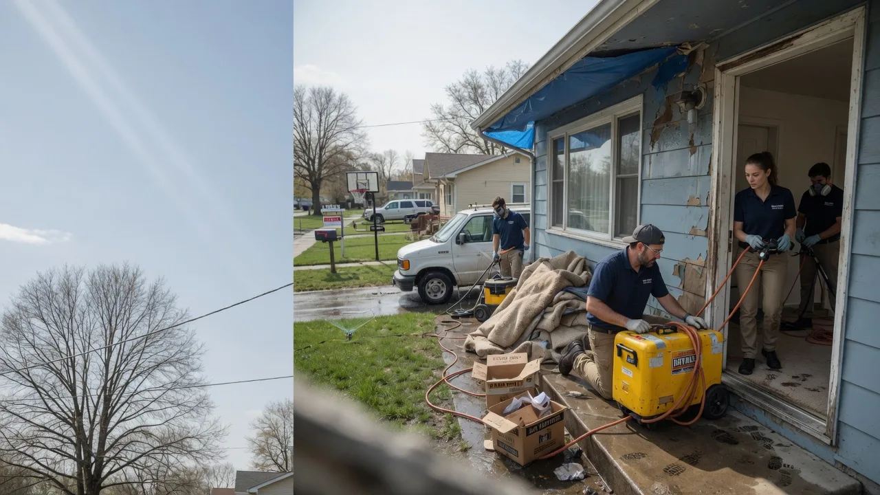 Basement Flood Cleanup in Andover, IL near me